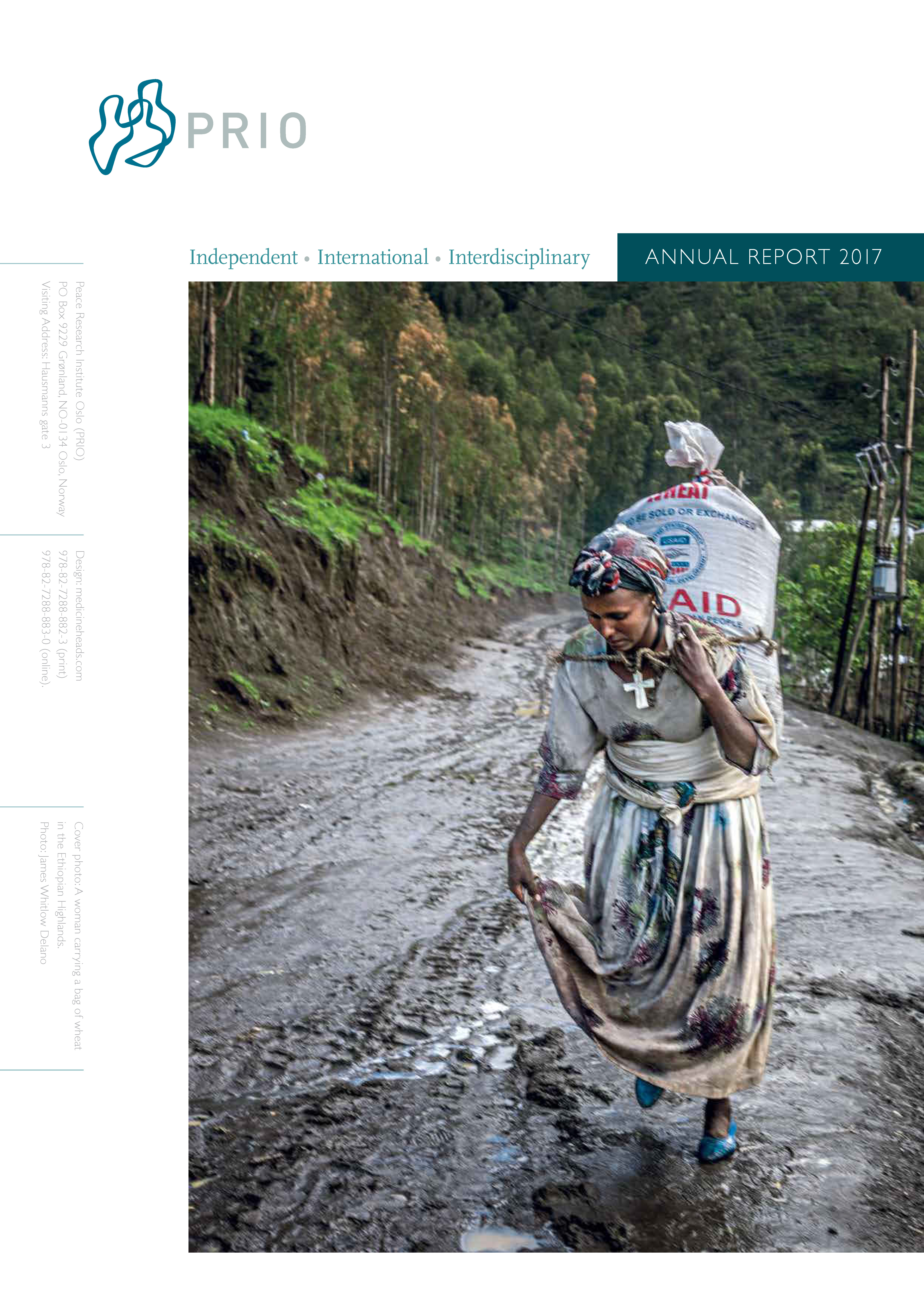 PRIO Annual Report 2017 front cover